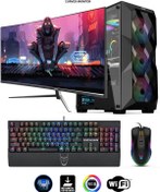 Resim Mintra Flygon Y I3-12100f 16GB 256GB M.2 Nvme Rtx 2060s 8GB 27\ 165hz Oyuncu Masaüstü Bilgisayarı 