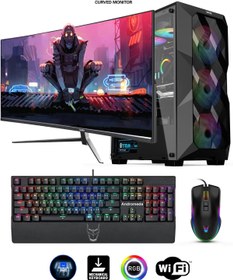 Resim Mintra Flygon Y I3-12100f 16GB 256GB M.2 Nvme Rtx 2060s 8GB 27\ 165hz Oyuncu Masaüstü Bilgisayarı 