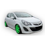 Resim plastik body kit Opel Corsa D Serisi (2007-2015) Opc Model Yan Marşpiyel Seti (plastik) 