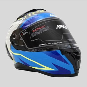 Resim Arwic Pro Model Kapalı Full Face Motosiklet Kaskı Ar939 Mavi 