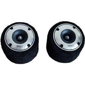 Resim 8 cm Siyah MDF Tweeter 