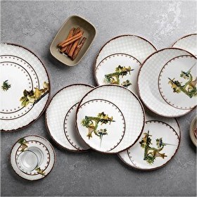 Resim Aryıldız Garland 6 Kişilik 25 Parça Porselen Kahvaltı Takımı 