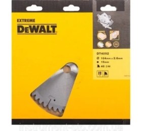 Resim Dewalt DT4092 Extreme Elmas Testere 184 x 16 mm DT4092 - Amerikan Üretim 