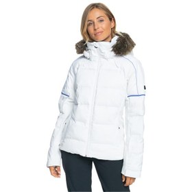 Resim Roxy Snowblizzard Kadın Beyaz Snowboard Ceketi 