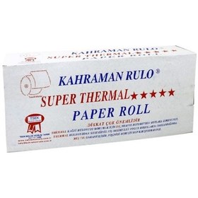 Resim Kahraman 80X50 Yazarkasa Pos Termal Rulo 10 Lu 