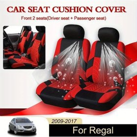 Resim Topnotch Renault Megane & Dacia Duster 2009-2017 Kırmızı Siyah Ön Koltuk Kılıfı 