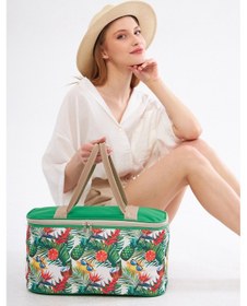 Resim Superbag 22 Litre Piknik Çantası Kamp Çantası Sıcak Ve Soğuk Tutan Çanta Yeşil Yeşil 