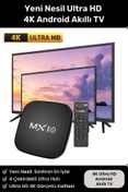 Resim Noriyen Yeni Nesil Ultra HD 4K Android Akıllı TV Box Stick 4 Çekirdek Hızlı İşlemci Smart Tv Medya Oynatıcı 
