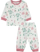 Resim Civil Baby Bebek Pijama Takımı 1-3 Ay Pudra 