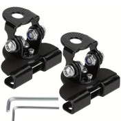 Resim Hightower Siyah 2 Adet Ayarlanabilir Led Işık Montajı - Dayanıklı Alüminyum, Kolay Kurulum 