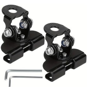 Resim Hightower Siyah 2 Adet Ayarlanabilir Led Işık Montajı - Dayanıklı Alüminyum, Kolay Kurulum 