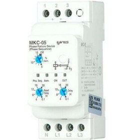 Resim Entes Mkc-05 Pk28 220v T-i 3 Cap. Notr Hatalı Motor Faz Koruma Rölesi 