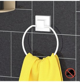 Resim Teknotel Easyfıx Yapıskanlı Yuvarlak Havluluk Beyaz Ef235 Beyaz 