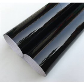 Resim Turcoat Parlak Siyah Yapışkanlı Folyo 122 Cm X 1 Mt 