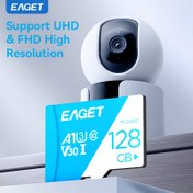 Resim EAGET Mini SD/TF Hafıza Kartı, 32Gb/64Gb/128Gb/256Gb Kapasite, Mini SD Kart Sınıf 10 Hafıza Kartı Tabletler, Kameralar, Akıllı Telefonlar, PSP Oyunları için 