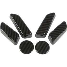 Resim Pshcooe Tesla Model Y Iç Mekan Modifikasyonu Için Elektrikli Koltuk Ayar Düğmesi Dekoratif Çıkartma Kitleri (Yurt Dışından) 