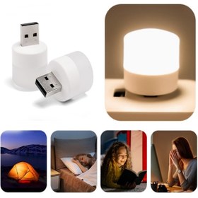 Resim gaman 2 ADET Mini Usb Kitap Okuma Lambası Gece Lambası Gün Işığı Mini Led Ampul Aydınlatma 