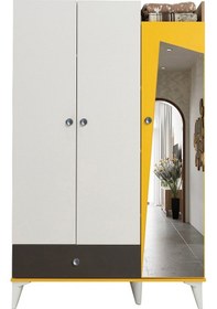 Resim Giallo Genç Odası, Dolap Karyola Çalışma Masası Şifonyer Komodin (504454782) Beyaz 