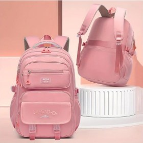 Resim Oldfriend 1 Adet Büyük Kapasiteli 15.6 Inç Pembe Laptop Sırt Çantası Outdoor Seyahat Pembe 