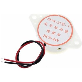 Resim SFM-27 DC 3-24V 90DB Buzzer Aktif Buzzer Yüksek Beep Ses Üreteci Yüksek Desibel Alarm Uyarıcı 