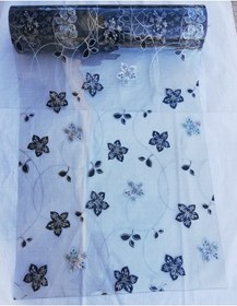 Resim Şeffaf Desenli 80cm X 120cm Masa Örtüsü 1.7mm Kalın Pvc Kaymaz Masa Örtüsü 