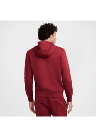 Resim Nike Sportswear Club Fleece Men's Hoodie Bordo 