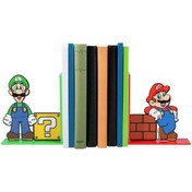 Resim Paladone Super Mario Luigi Bookends Mario Luigi Motifli Kitaplık 