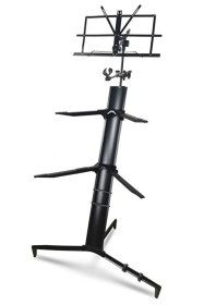 Resim Driton Ds-103 Siyah Profesyonel Mikrofon Ve Nota Standlı Çift Katlı Ultimate Org Standı Sehpası 