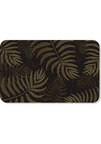 Resim Dijital Baskılı Desenli Dekoratif Dış Kapı Önü Ve Iç Mekan Paspası Yıkanabilir Kaymaz Taban Kahverengi 