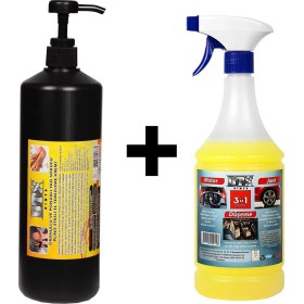 Resim Dtx Kimya Granüllü El Temizleme Kremi ( Sabunu ) 1 kg & Motor Jant Döşeme Temizleyici 1 Lt 
