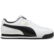 Resim Puma Roma 24 Deri Erkek Beyaz Spor Ayakkabı 39686801 Beyaz 