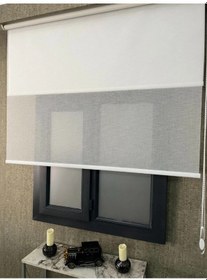 Resim As Perde Çift Mekanizmalı Stor Tül Perde 