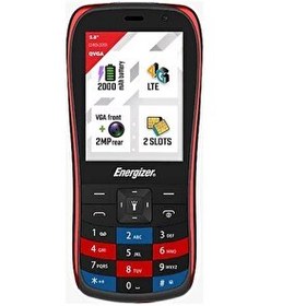 Resim Energizer E284S Kırmızı Tuşlu Telefon 