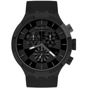 Resim Swatch Sb02b400 Erkek Kol Saati Checkpoınt Black 