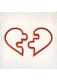 Resim Kalp Bulmaca Kurabiye Kalıbı Şekillendirici Kopat 2 Li 