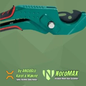 Resim Noromax Nr-32 20MM-25MM Tek Darbe Plastik Boru Kesme Makası 