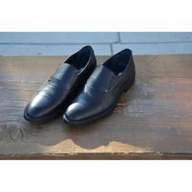 Resim LİCCAS Erkek Kışlık Kundura Hakiki Deri Kauççuk Taban Bağcıksız Suya Karşı Dayanıklı 