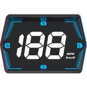 Resim Skyeyyt Güvenlik Uyarısı Uydu Hız Ölçümü Gps Araç Montajlı Hud Kafa Yüksek Ekran (Yurt Dışından) 