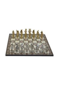 Resim Gifthome Metal Satranç Takımı - Seti Battal ispanyol parlak Kat 