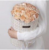 Resim Reedark Romantik Mavi Sabun Çiçek Buketi - Doğum Günü Ve Sevgililer Günü Hediyesi 