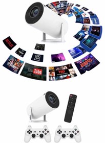 Resim Marsilyan Full HD 8 GB Ayaklı Çift Kollu 4K Video Oyun Konsolu Taşınabilir - FKU1649-3587 