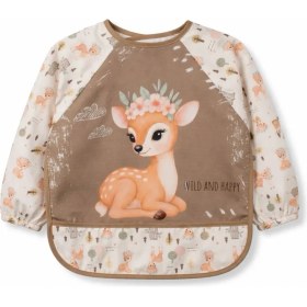 Resim Bebe-Chi Bebechi Bambino Kids Uzun Kollu Mama ve Aktivite Önlüğü Ceylan (6-24 Ay) 