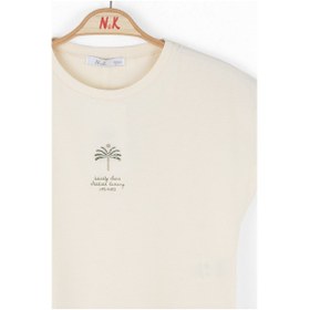 Resim Nk Kids Intimate Kız Çocuk T-shirt 38353 Krem 