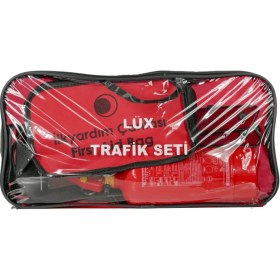 Resim Star Lüx Trafik Seti Tüvtürk Uyumlu Ilk Yardım Çantalı 
