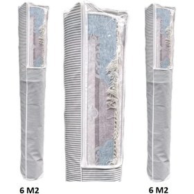 Resim EkoAlışverişDünyam Halı Hurcu 2li Set Halı Hurcu Pencereli Halı Hurcu 6 M2 x 2 