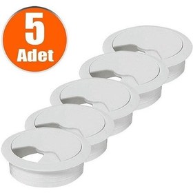 Resim Bilgisayar Kablo Kanalı 64mm Beyaz 5'li 