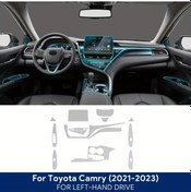 Resim Lumaworld Toyota Camry 2021 2023 İçin Tpu İç Kaplama Film Seti Lcd Ve Mekanik Gösterge 