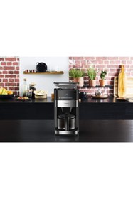 Resim Krups Grind Aroma KM8328 Öğütücülü Filtre Kahve Makinesi 
