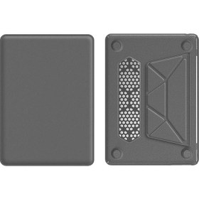 Resim Apple Uyumlu MacBook Air 15 2024 Apple Uyumlu MacBook Deri Kapak - Gri Diğer 