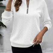 Resim Kadınlar İçin Şık Düz Renkli Uzun Kollu Kapüşonlu Sweatshirt - Sonbahar Sıcaklığı, Makinede Yıkanabilir, Çok Amaçlı Günlük ve Casual Giyim, Rahat Ofis'ten Hafta Sonuna Esansiyel, Sevimli Hoodie'ler, Her Gün Konforlu, Zarif Casual Stil, Profesyonel Dikiş, Minimalist Moda, Dayanıklı Malzeme, Şık Süveter, Ofis Profesyonelleri 